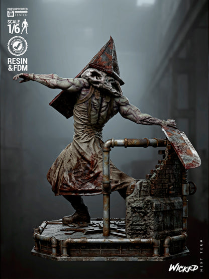 Pyramid Head Statue 3D-Printed Kit