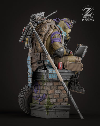 Donatello TMNT Statue 3D-Printed Kit