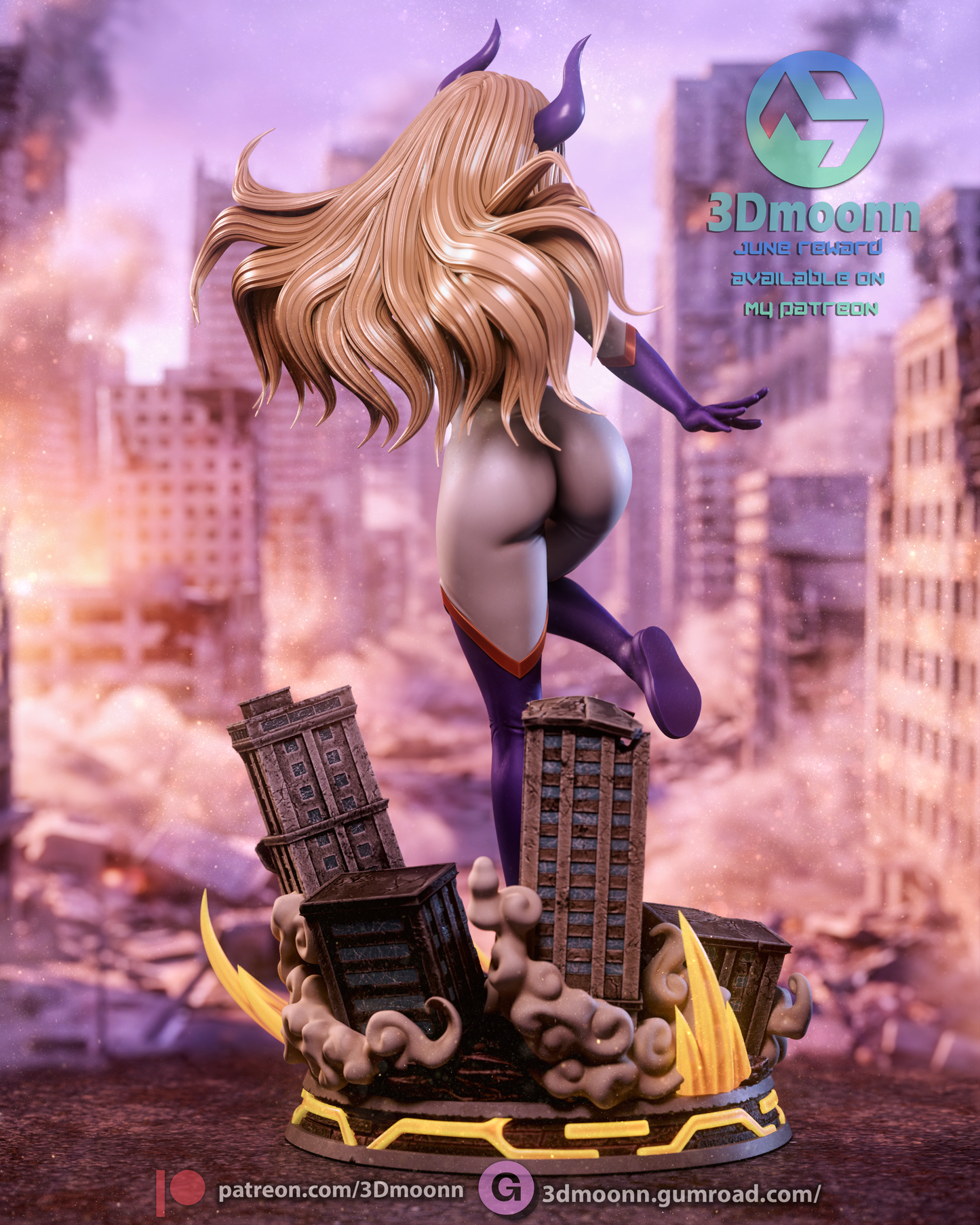 Mt. Lady Statue 3D-Printed Kit