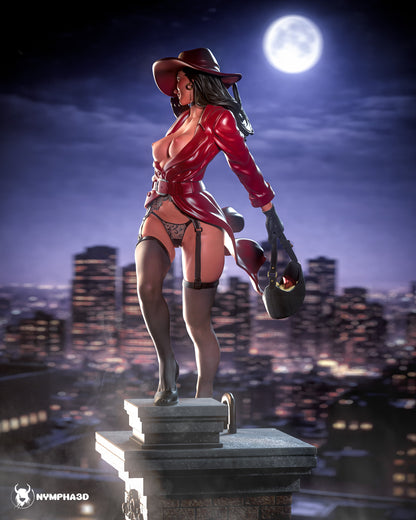 Carmen Sandiego Statue 3D-Printed Kit