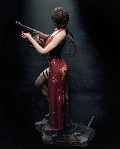 Ada Wong Statue 3D-Printed Kit
