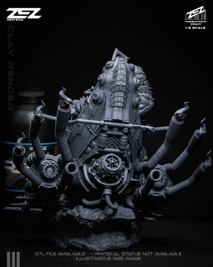 Lobo (Throne) Statue 3D-Printed Kit