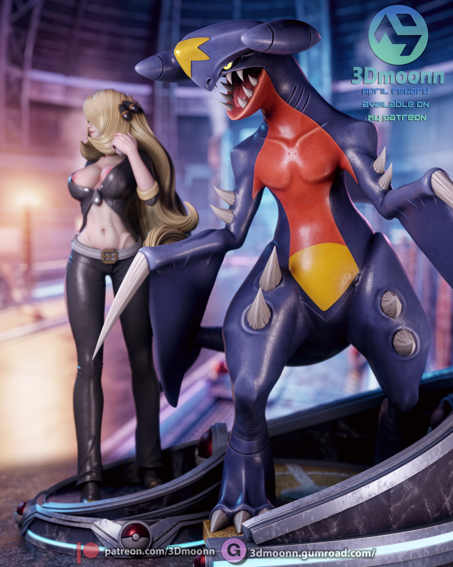 Cynthia Statue 3D-Printed Kit