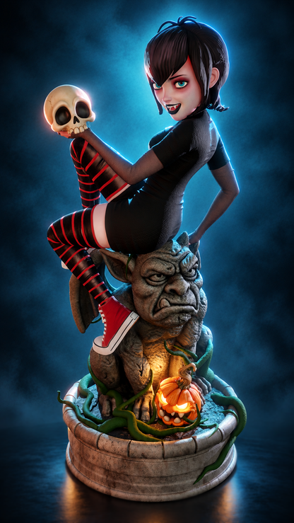 Mavis Dracula Statue 3D-Printed Kit
