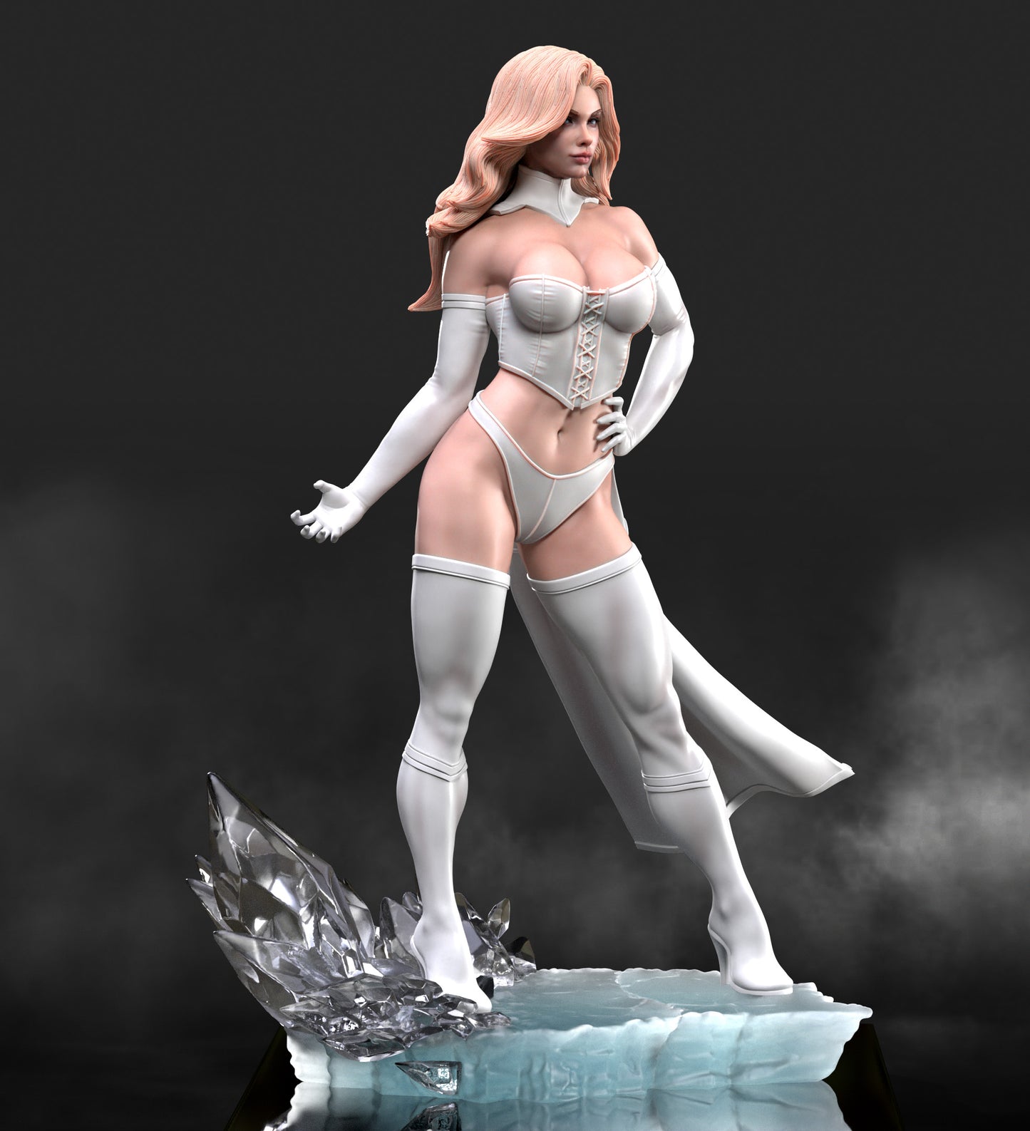 Emma Frost Matc3D Statue