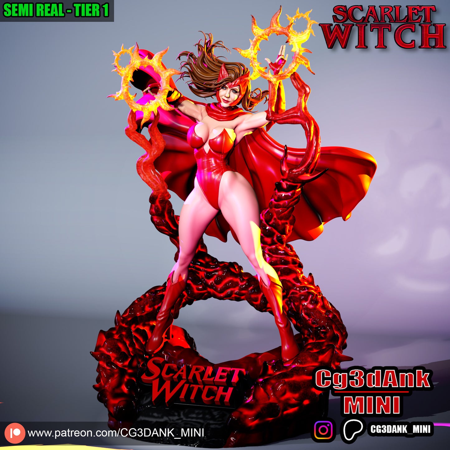 Scarlet Witch Statue