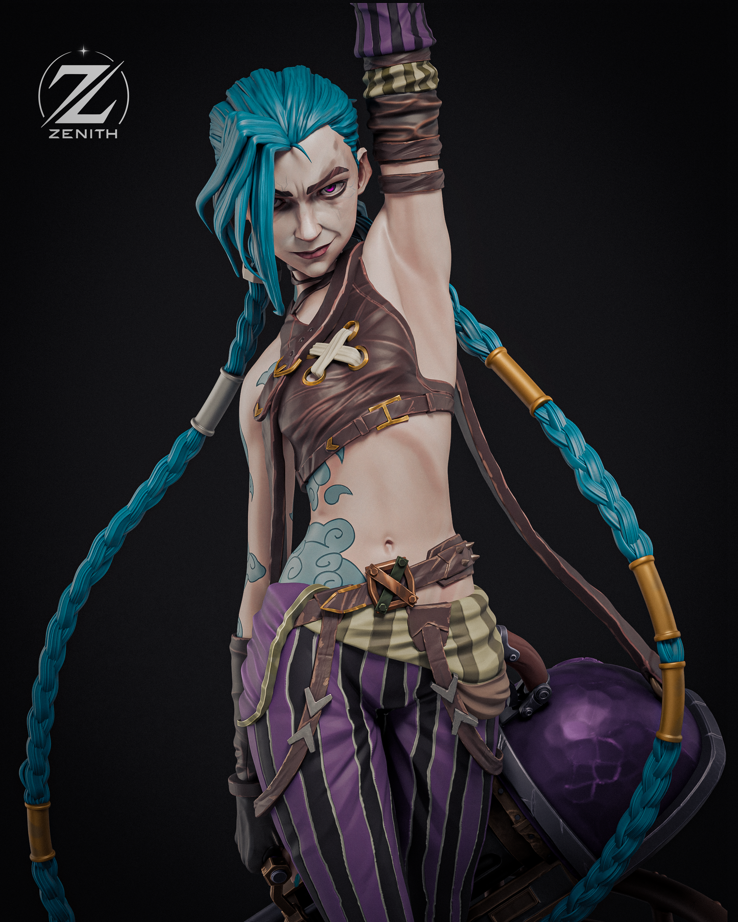 Jinx Statue 3D-Printed Kit