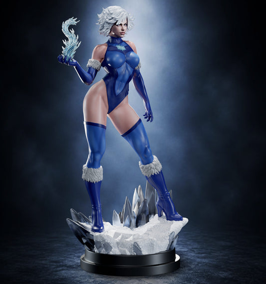 Killer Frost Statue 3D-Printed Kit