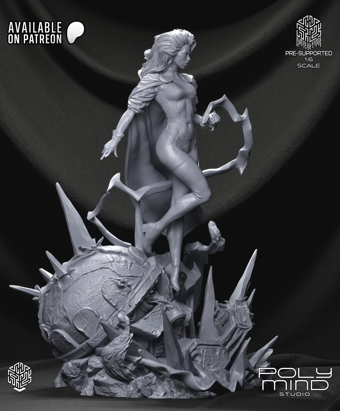 Storm Statue 3D-Printed Kit