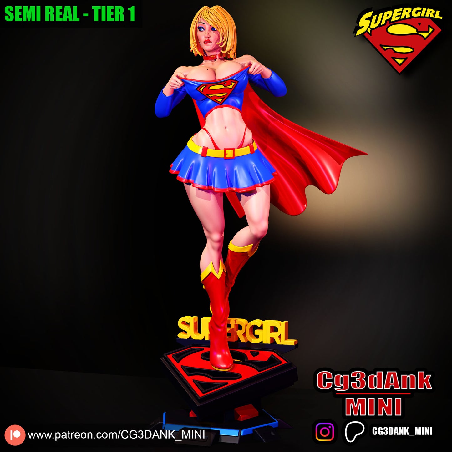 Supergirl Statue
