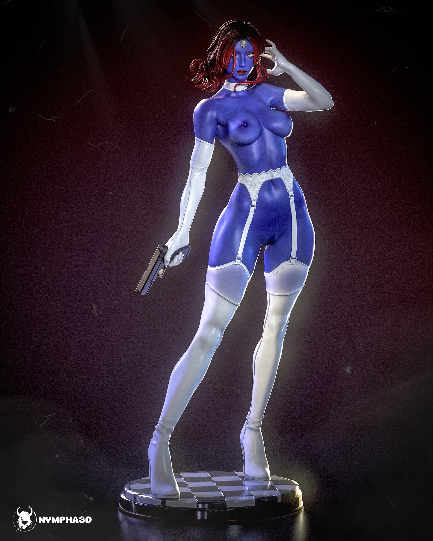 Mystique Statue 3D-Printed Kit