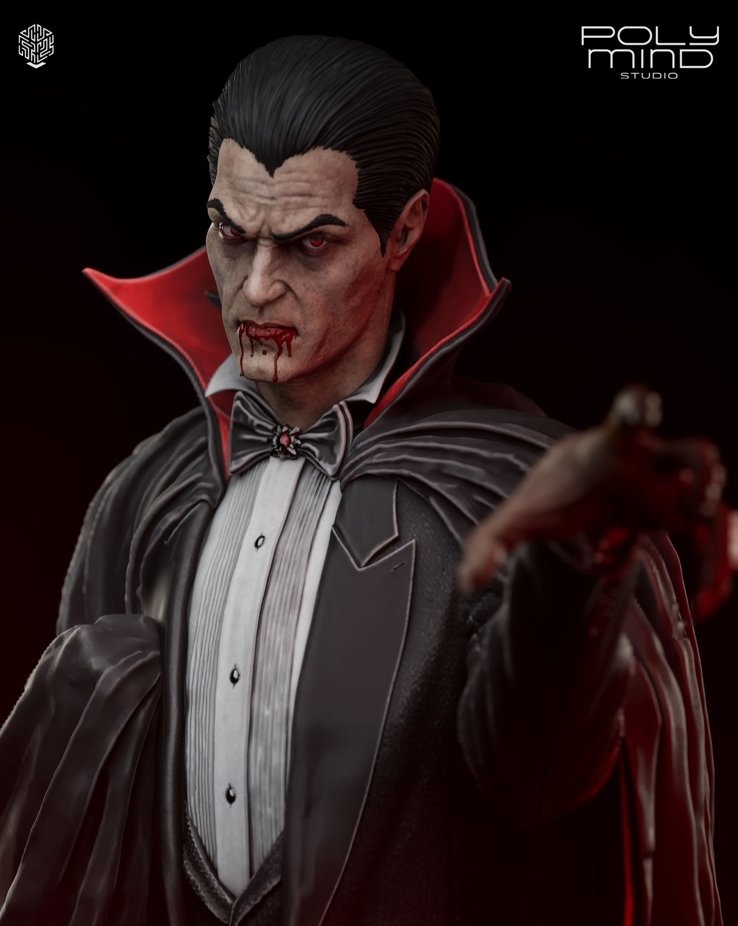 Dracula Statue 3D-Printed Kit