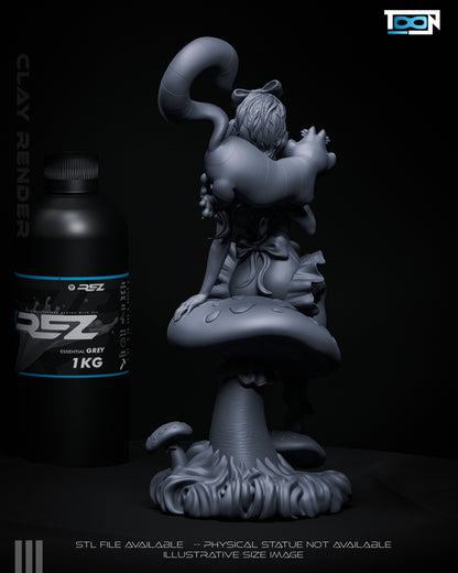 Alice In Wonderland Statue 3D-Printed Kit