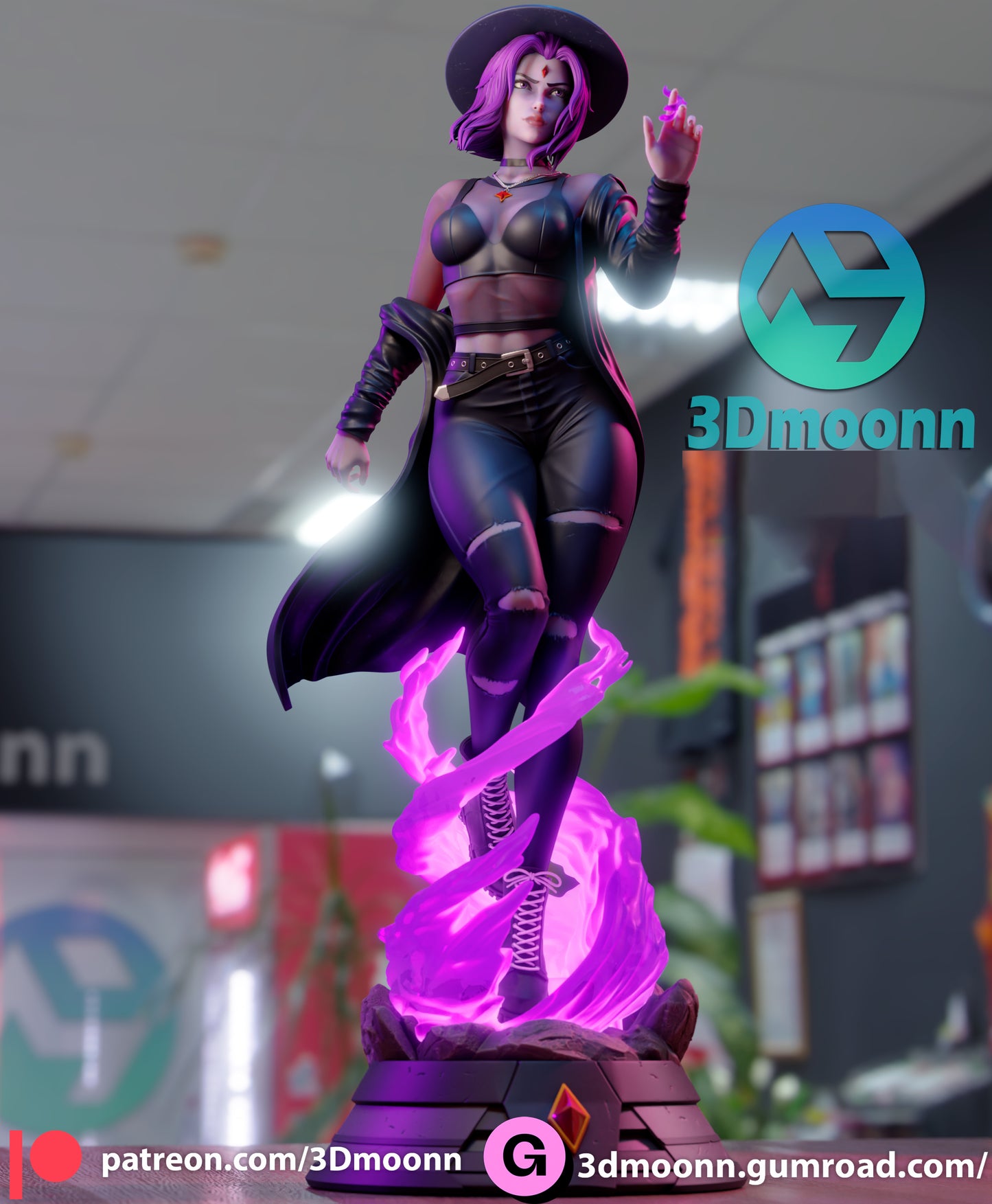 Raven Statue