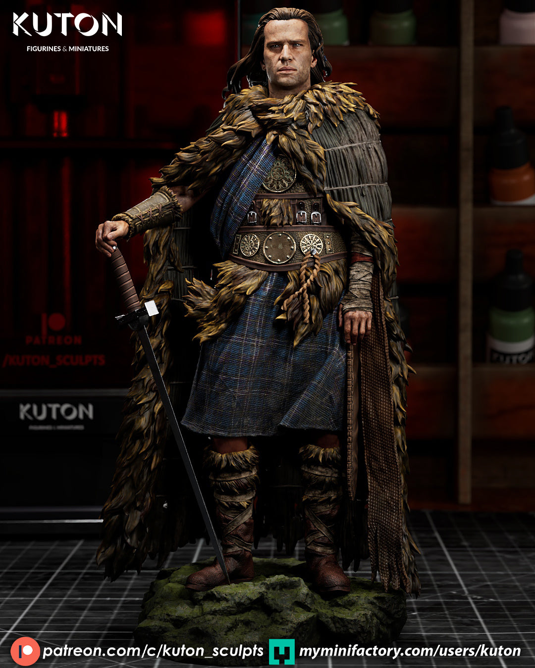 Connor MacLeod Statue