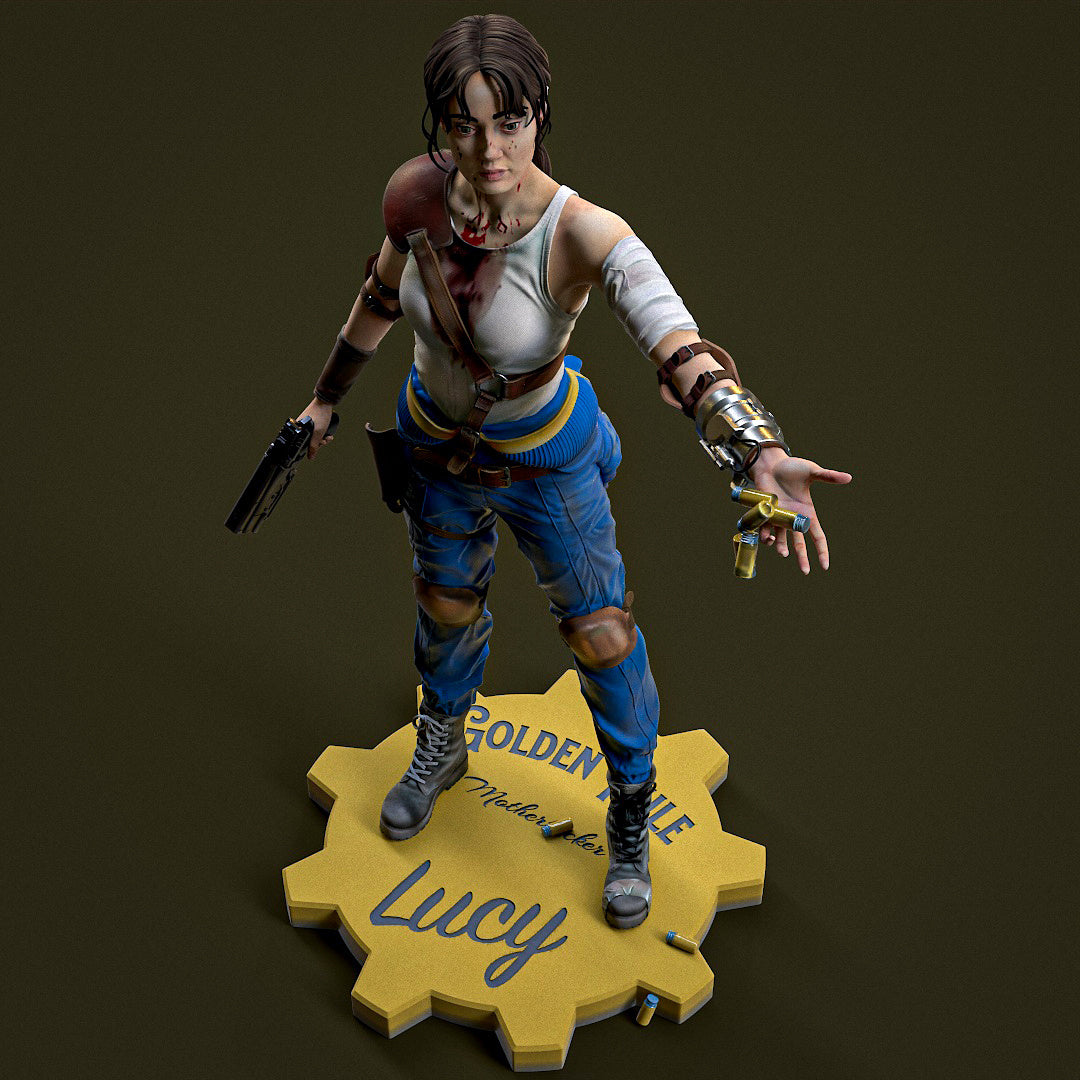 Lucy (Fallout) Statue 3D-Printed Kit