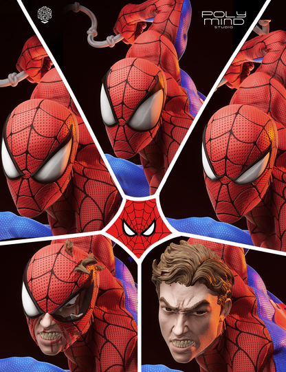 Spiderman Statue 3D-Printed Kit