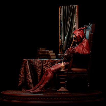 The Sad Jester Statue 3D-Printed Kit