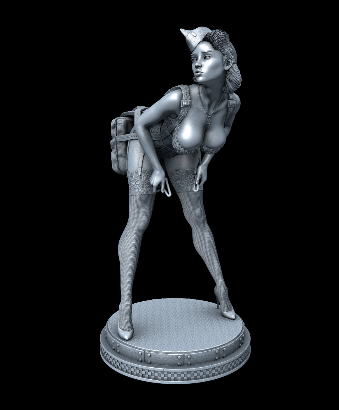 WW2 Pin-up Statue