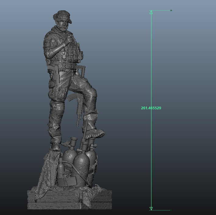 Cod Statue Base Call Of Duty Captain Price Statue 3D-Printed Kit – KAPIKOPRINTED