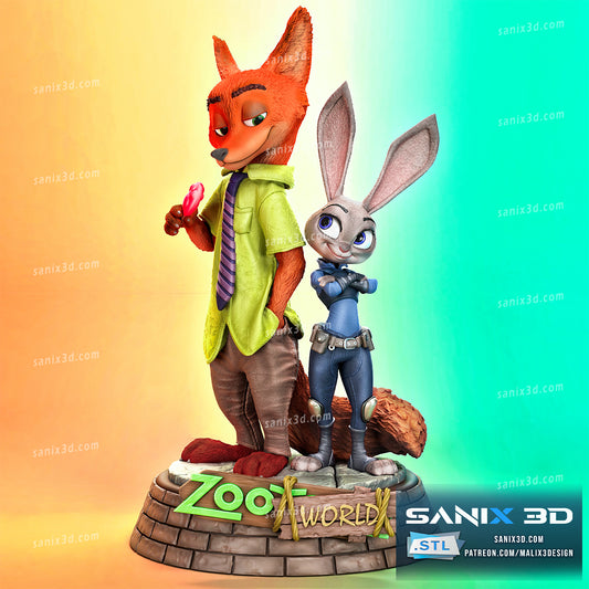Zootopia Statue