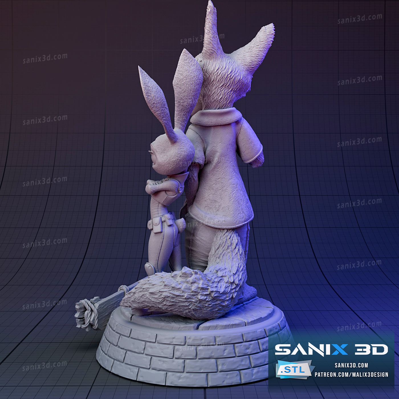 Zootopia Statue