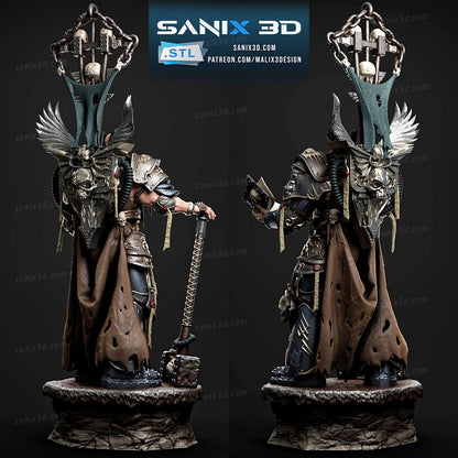 Warmachine Inquisitor Statue