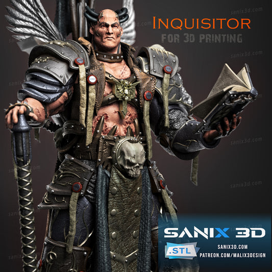 Warmachine Inquisitor Statue