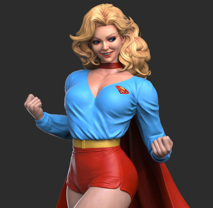 Supergirl Retro Statue
