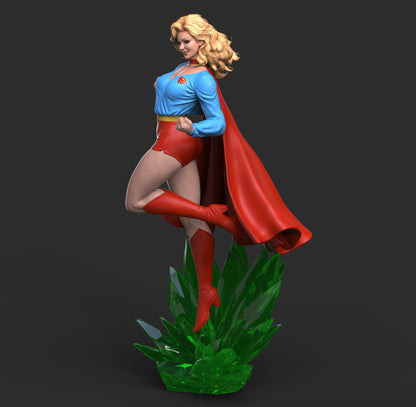 Supergirl Retro Statue
