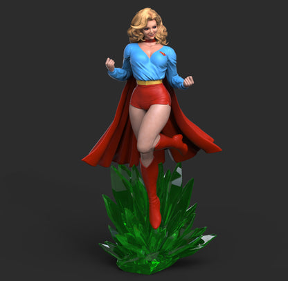 Supergirl Retro Statue