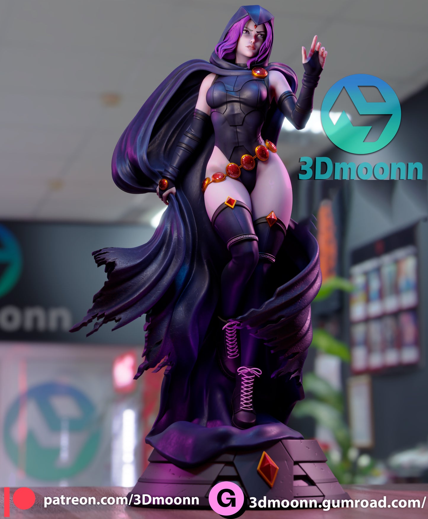 Raven Statue