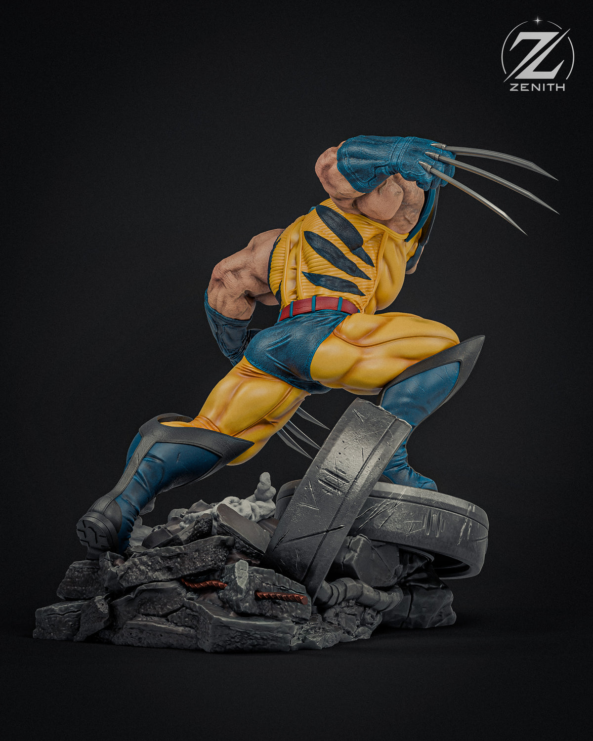 Wolverine Statue 3D-Printed Kit