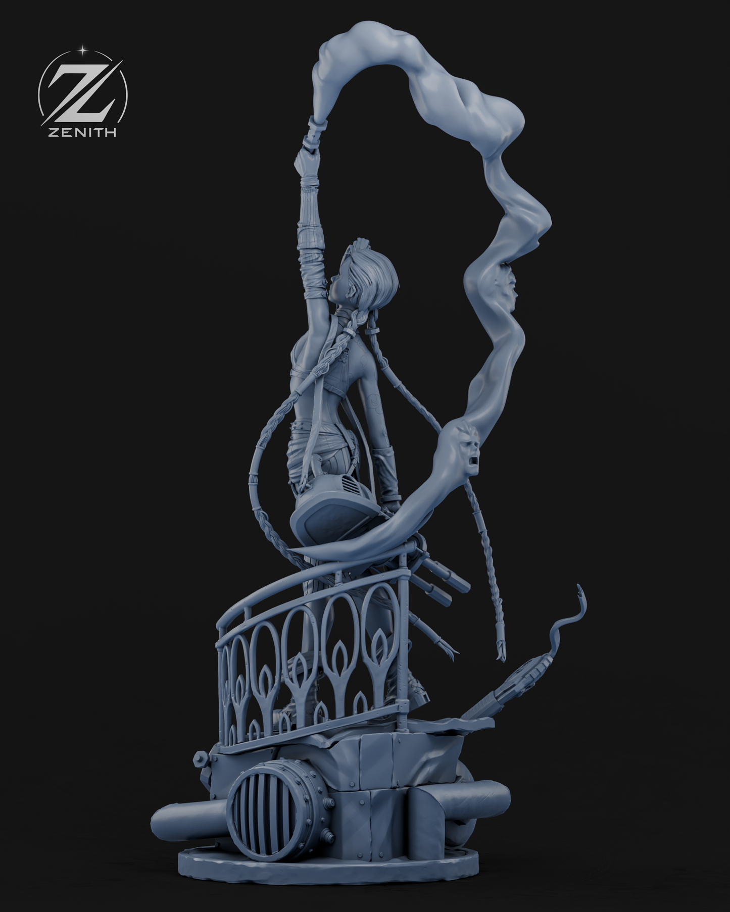 Jinx Statue 3D-Printed Kit