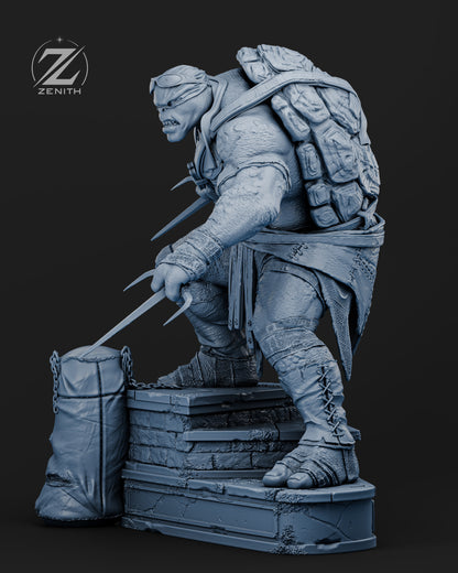 Raphael TMNT Statue 3D-Printed Kit
