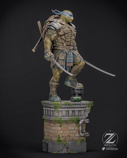 Leonardo TMNT Statue 3D-Printed Kit