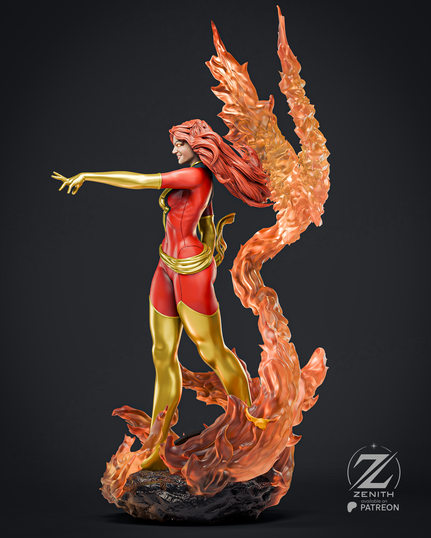 Jean Grey - Phoenix Statue