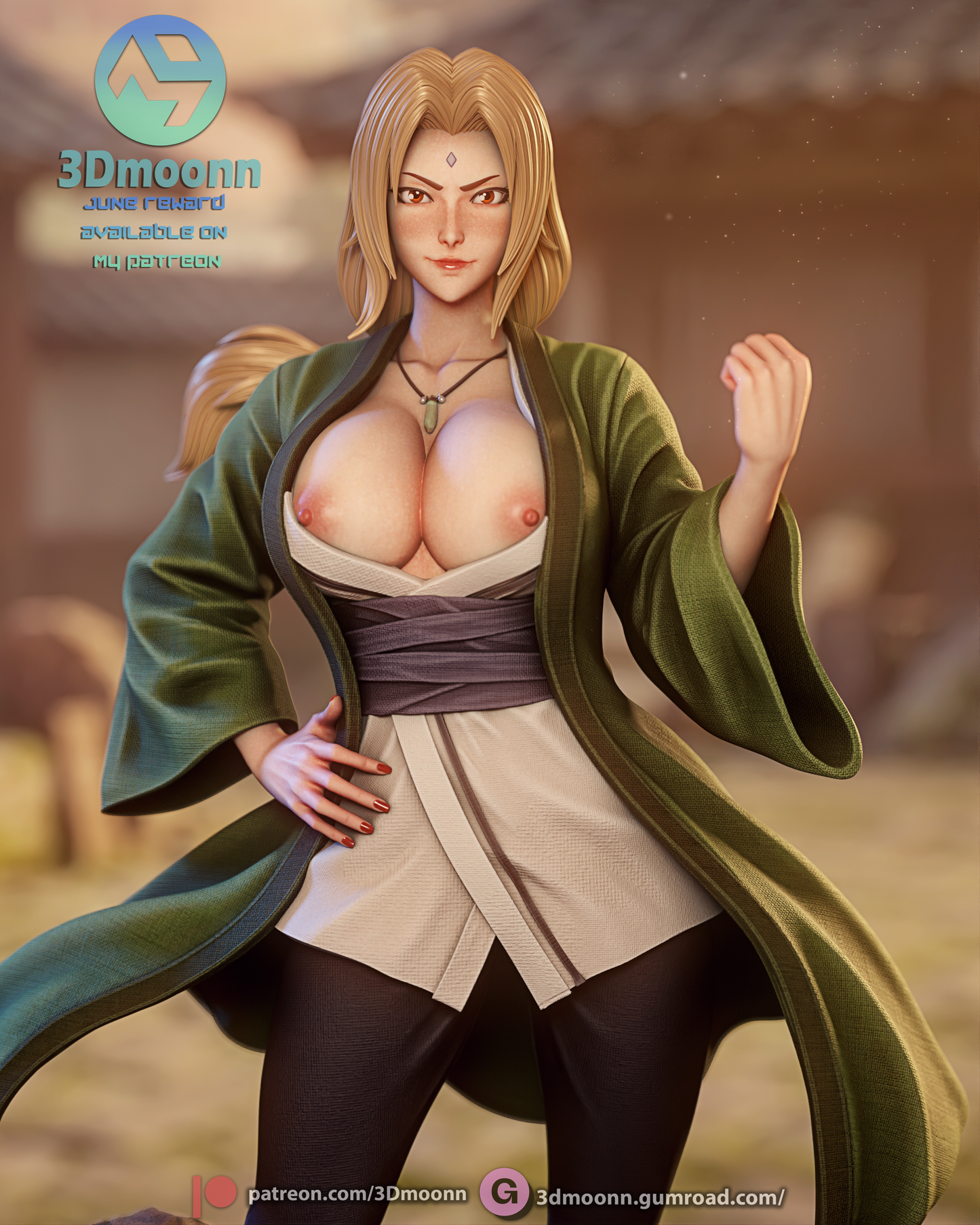 Tsunade Senju 3D-Printed Kit
