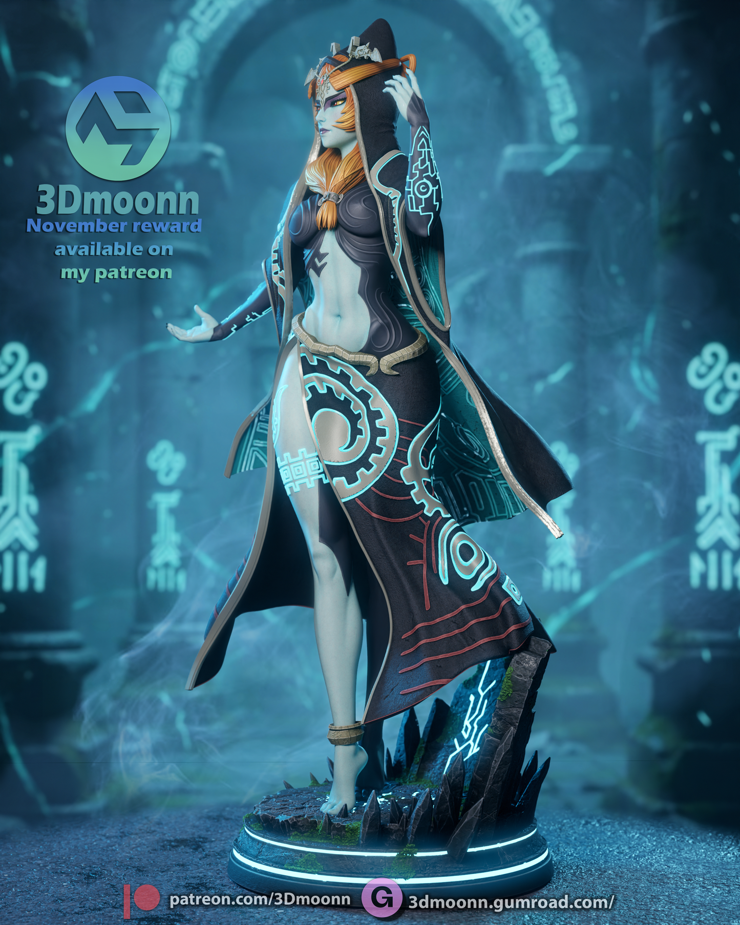 Midna - Zelda Twilight Princess Statue