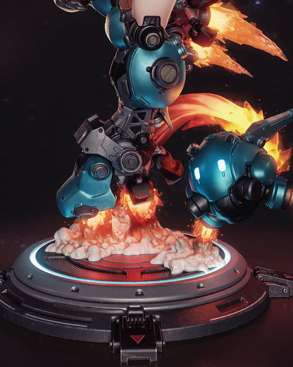 Mechagirl Statue 3D-Printed Kit