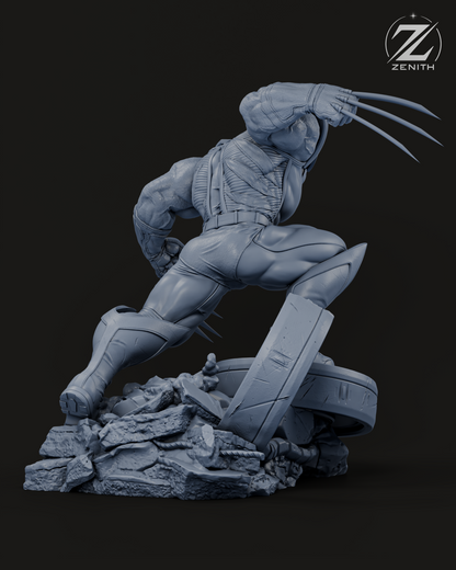 Wolverine Statue 3D-Printed Kit