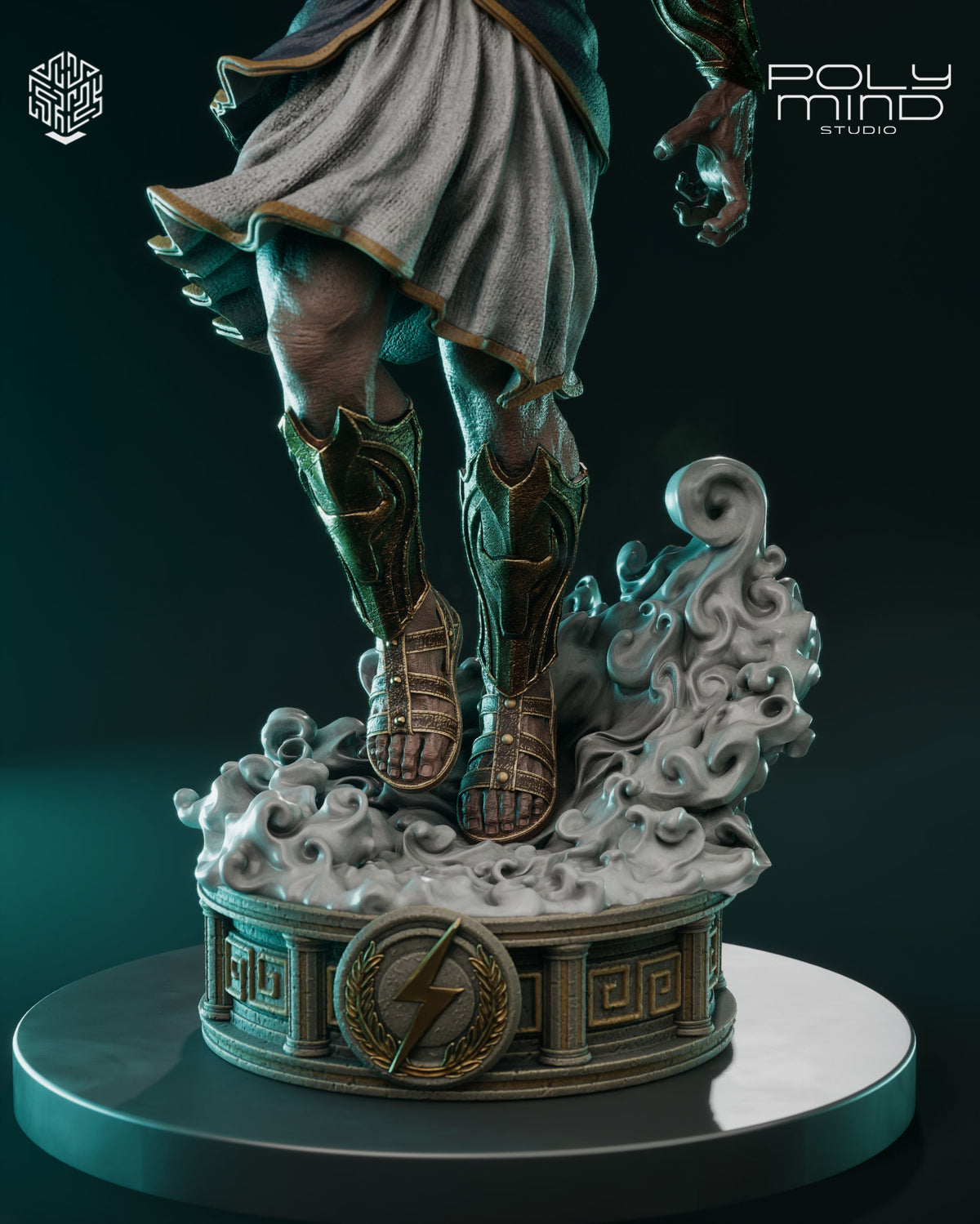 Zeus Statue 3D-Printed Kit