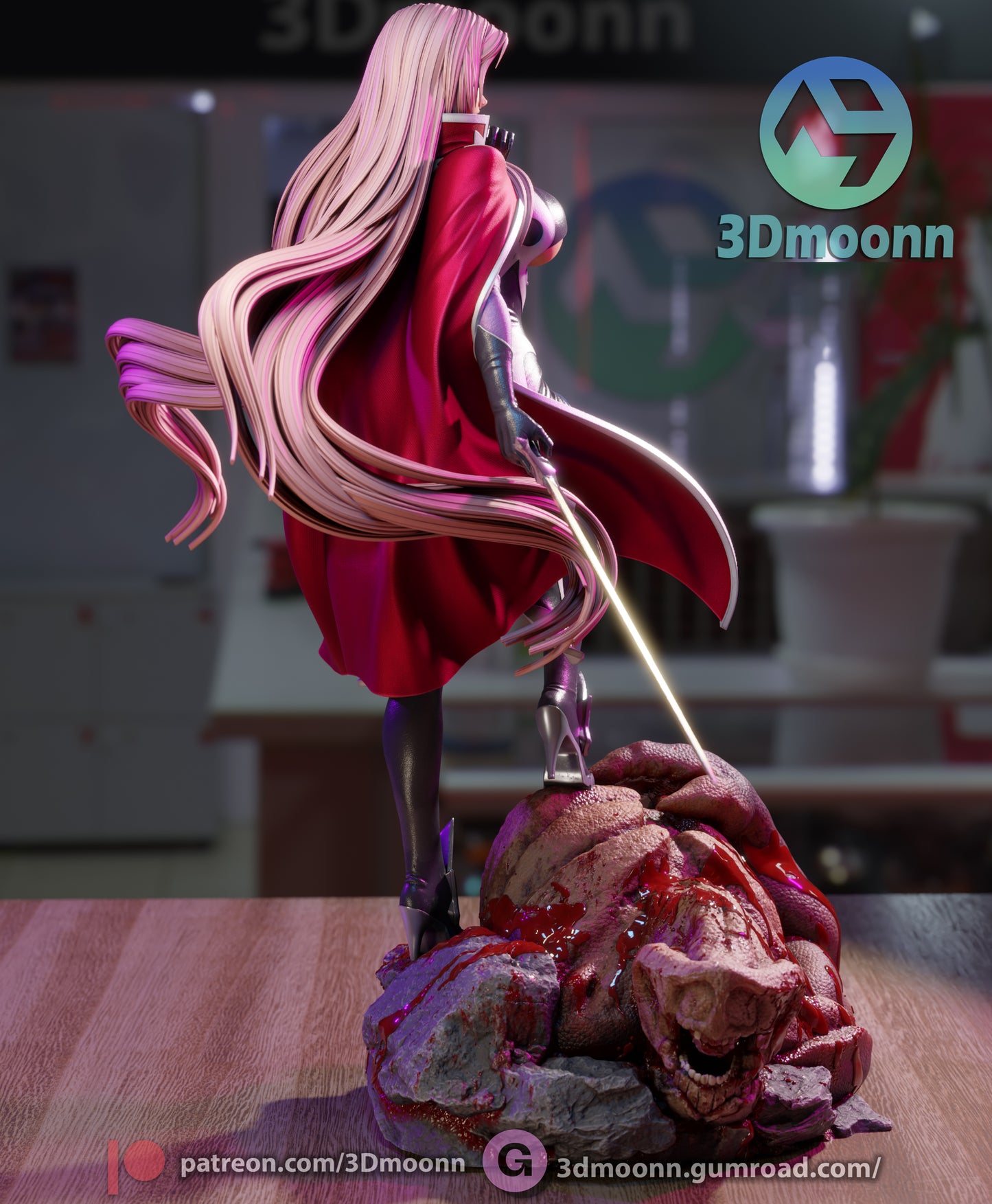 Ingrid - Taimanin Statue