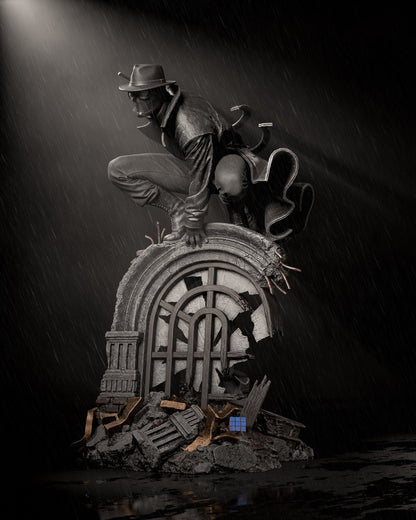 Spider Noir Statue 3D-Printed Kit