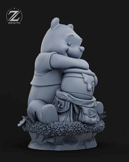 Winnie The Pooh Statue 3D-Printed Kit