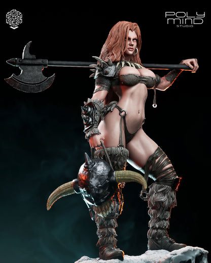 Thryra the Relentless Statue 3D-Printed Kit