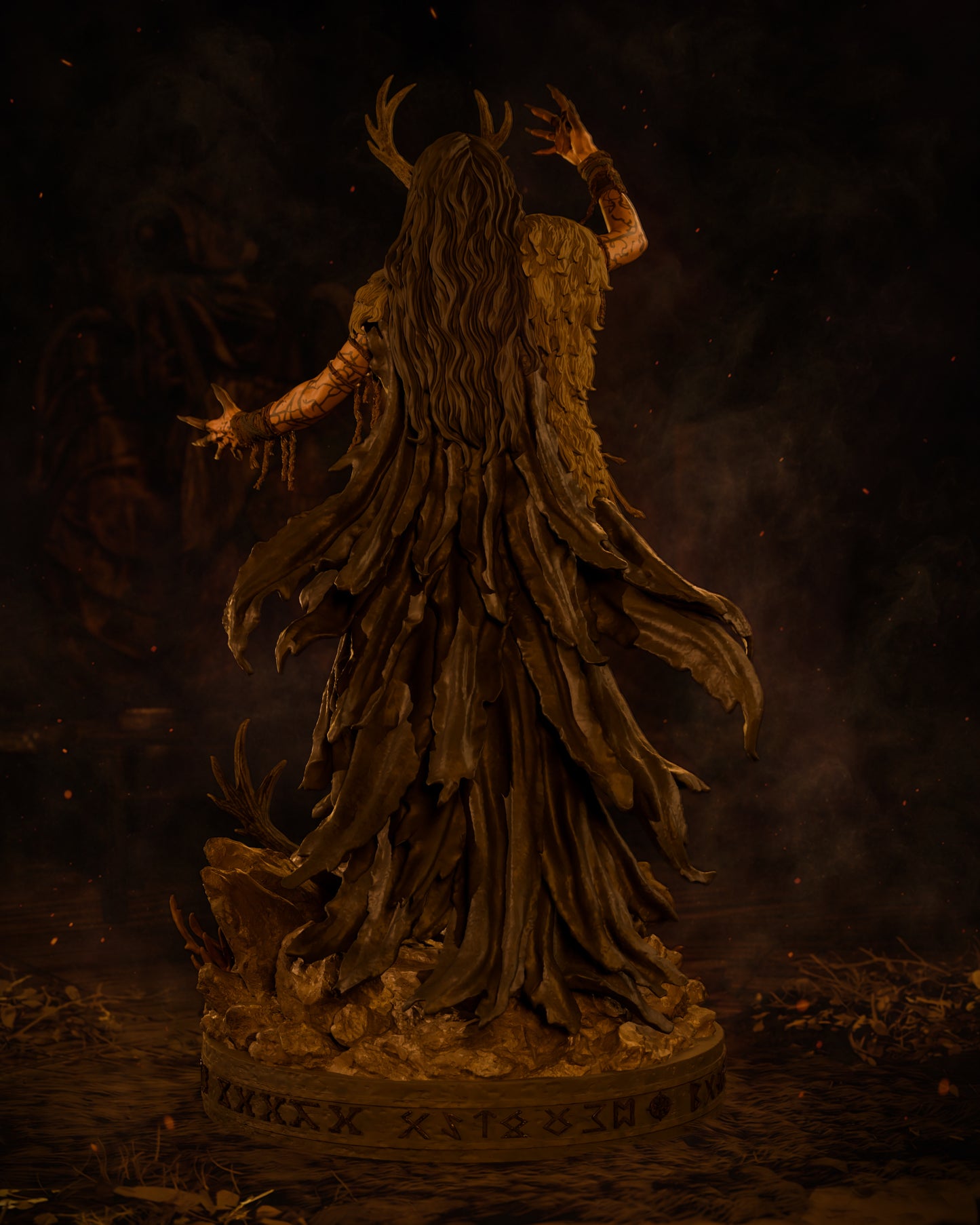 Norse Witch Statue 3D-Printed Kit