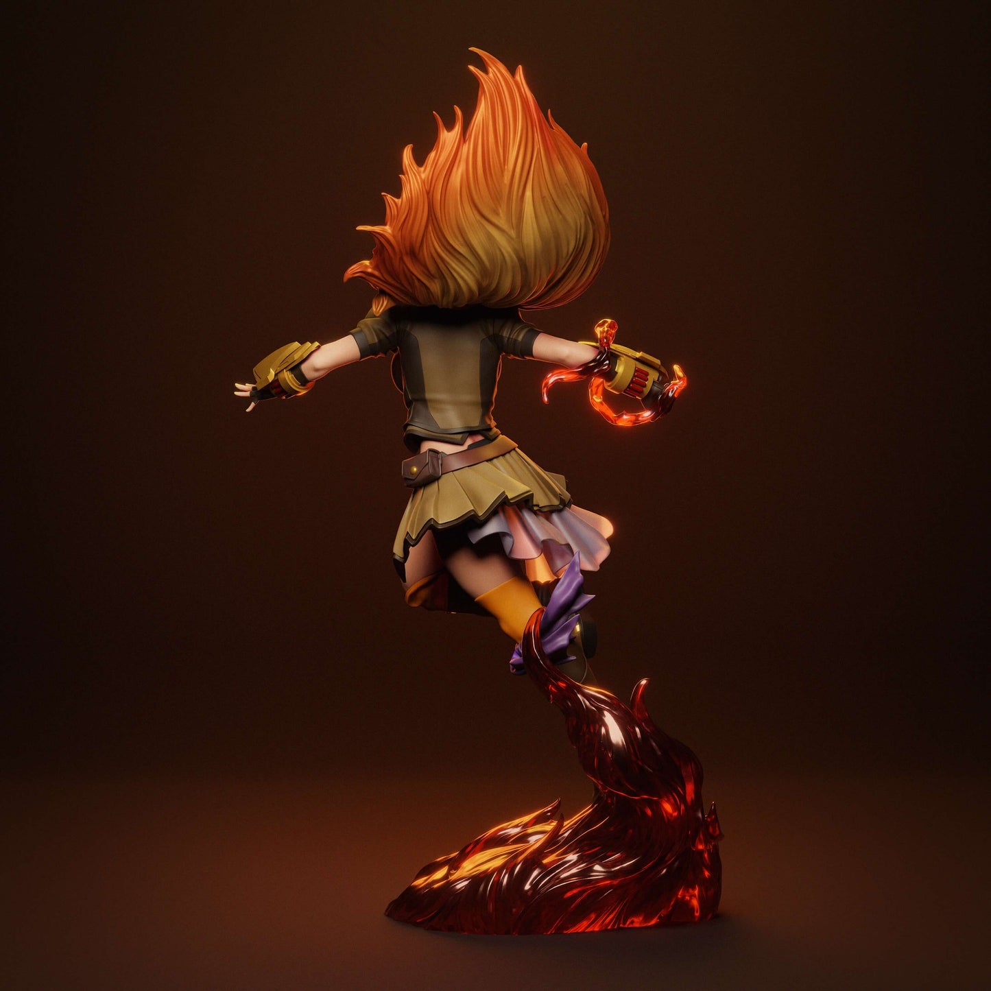 Yang Xiao Long Statue 3D-Printed Kit