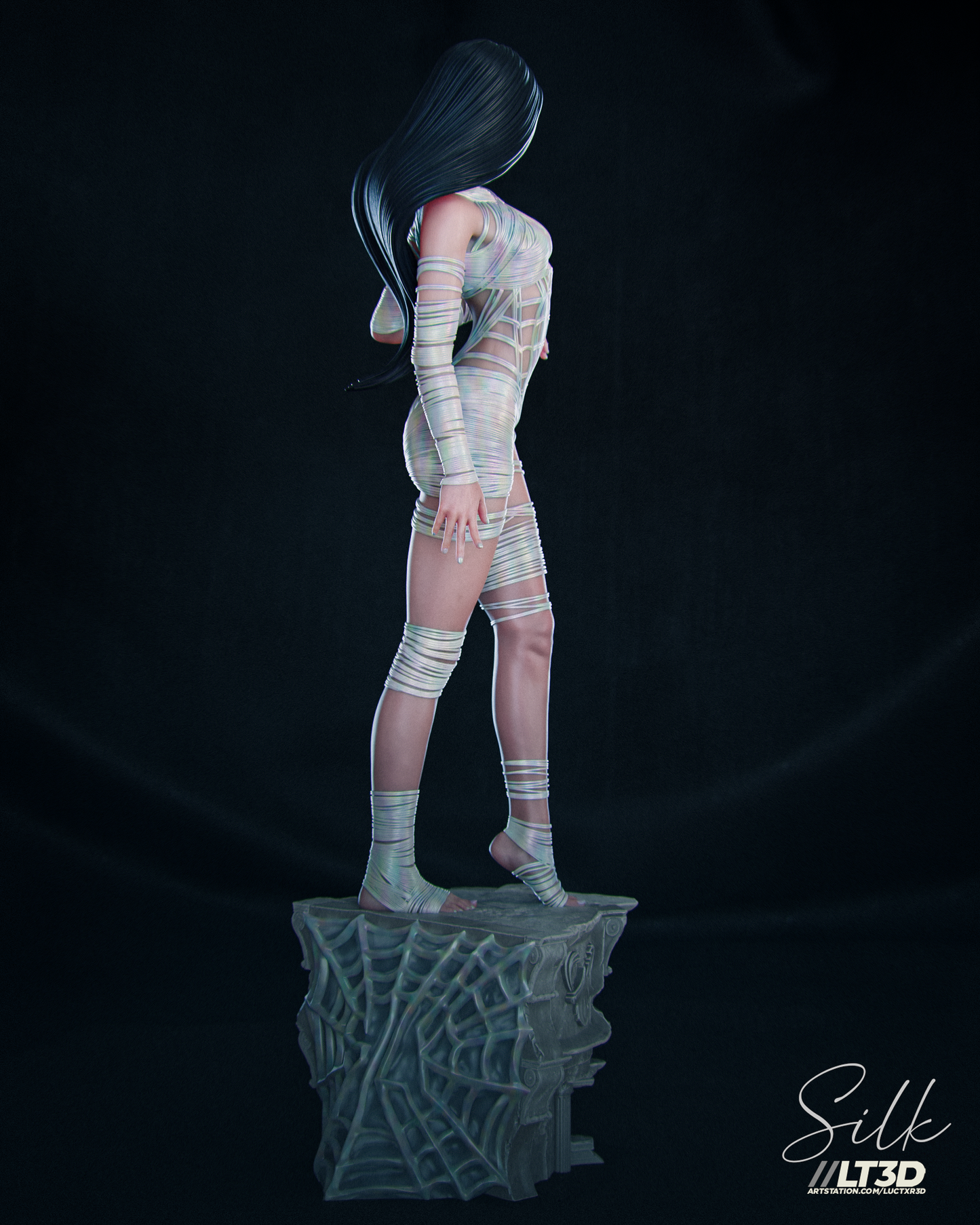 Silk Statue