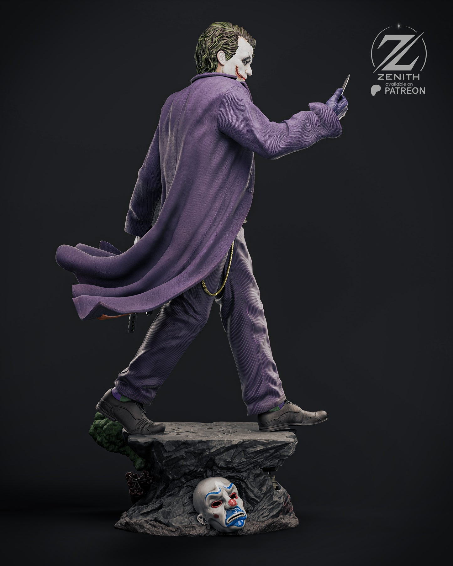 Joker Statue 3D-Printed Kit